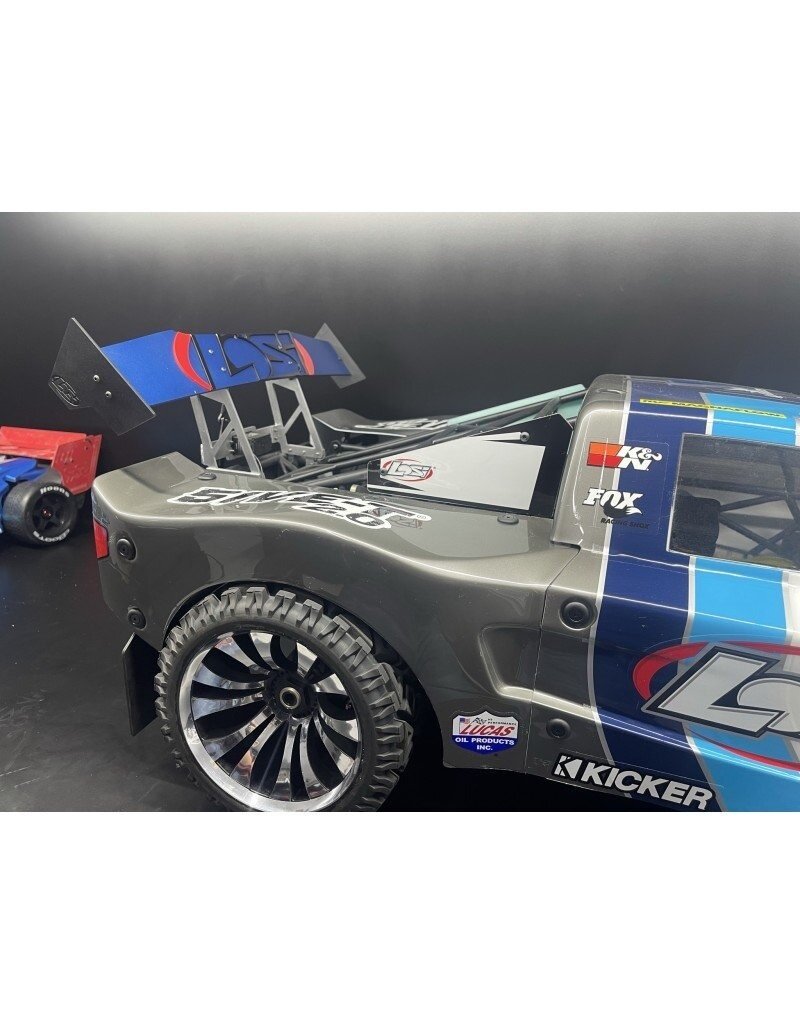 STUPID RC STP1209B LOSI 5T V2.0 ADJUSTABLE REAR WING BLUE