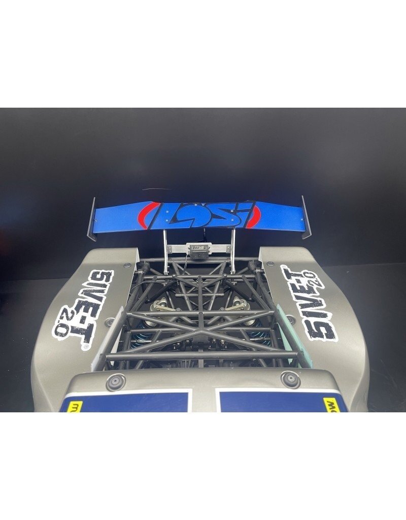 STUPID RC STP1209B LOSI 5T V2.0 ADJUSTABLE REAR WING BLUE