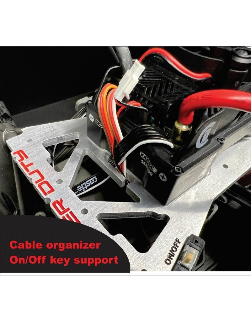 STUPID RC STP1021 TRAXXAS COMPATIBLE X-MAXX SUPER DUTY MOTOR MOUNT & CENTER BRACE