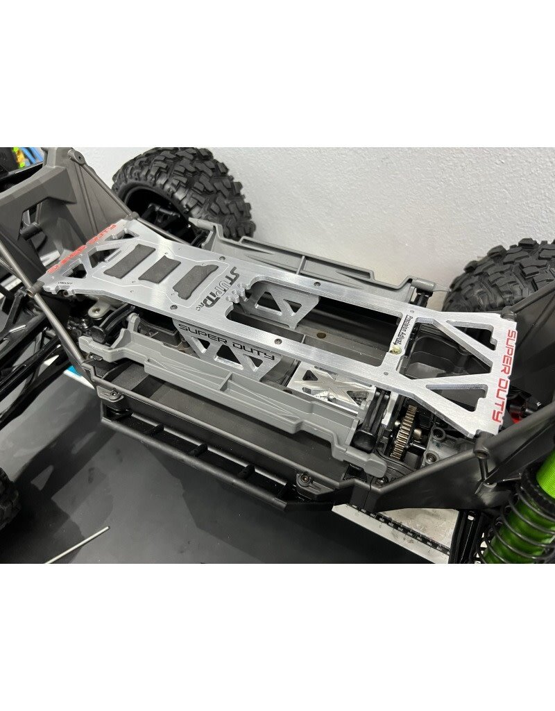 STUPID RC STP1021 TRAXXAS COMPATIBLE X-MAXX SUPER DUTY MOTOR MOUNT & CENTER BRACE