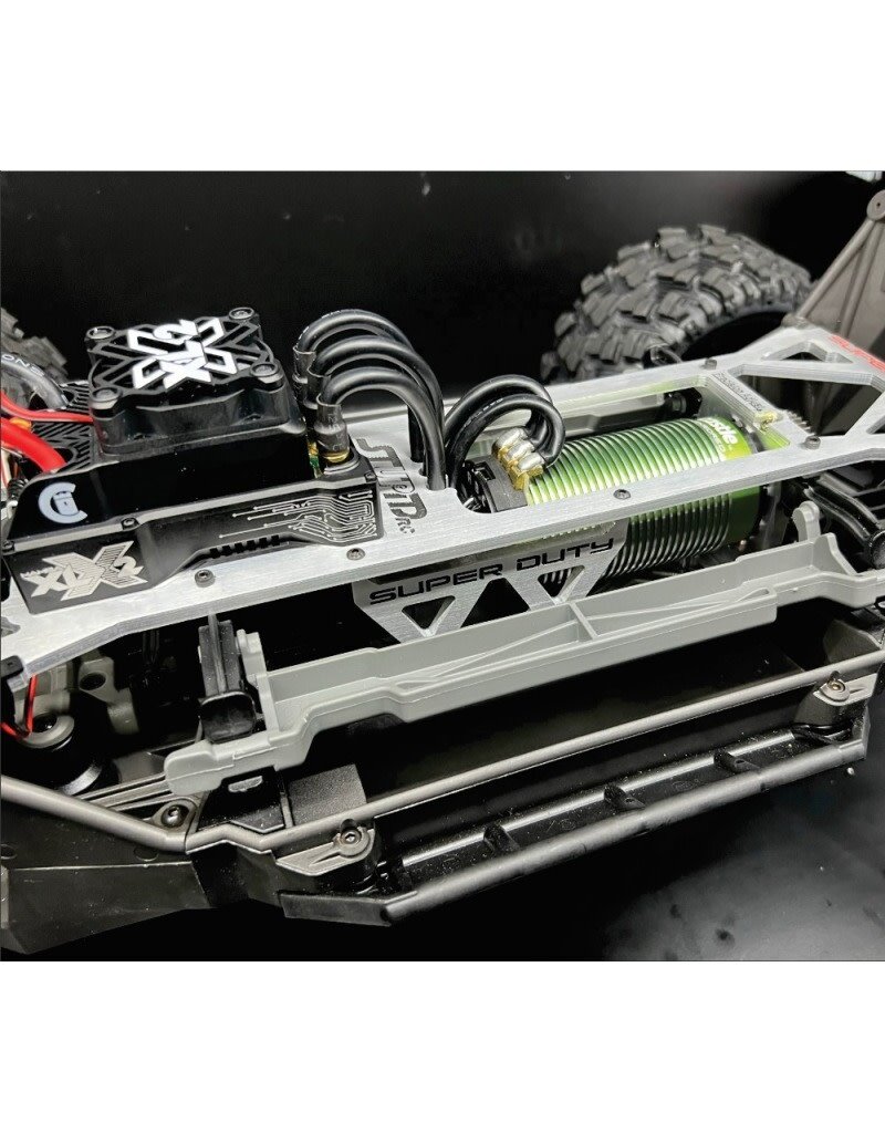 STUPID RC STP1021 TRAXXAS COMPATIBLE X-MAXX SUPER DUTY MOTOR MOUNT & CENTER BRACE