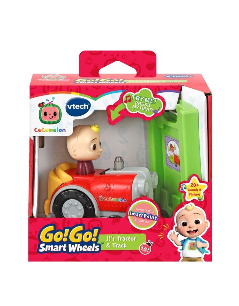 COCOMELON VTECH5581 COCOMELON GO GO SMART WHEELS JJ'S TRACTOR AND TRACK