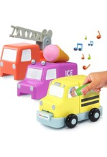JUST PLAY JSPUL21168 COCOMELON BUILD AND REVEAL MUSICAL VEHICLES