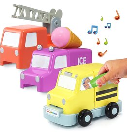 COCOMELON JSPUL21168 COCOMELON BUILD AND REVEAL MUSICAL VEHICLES