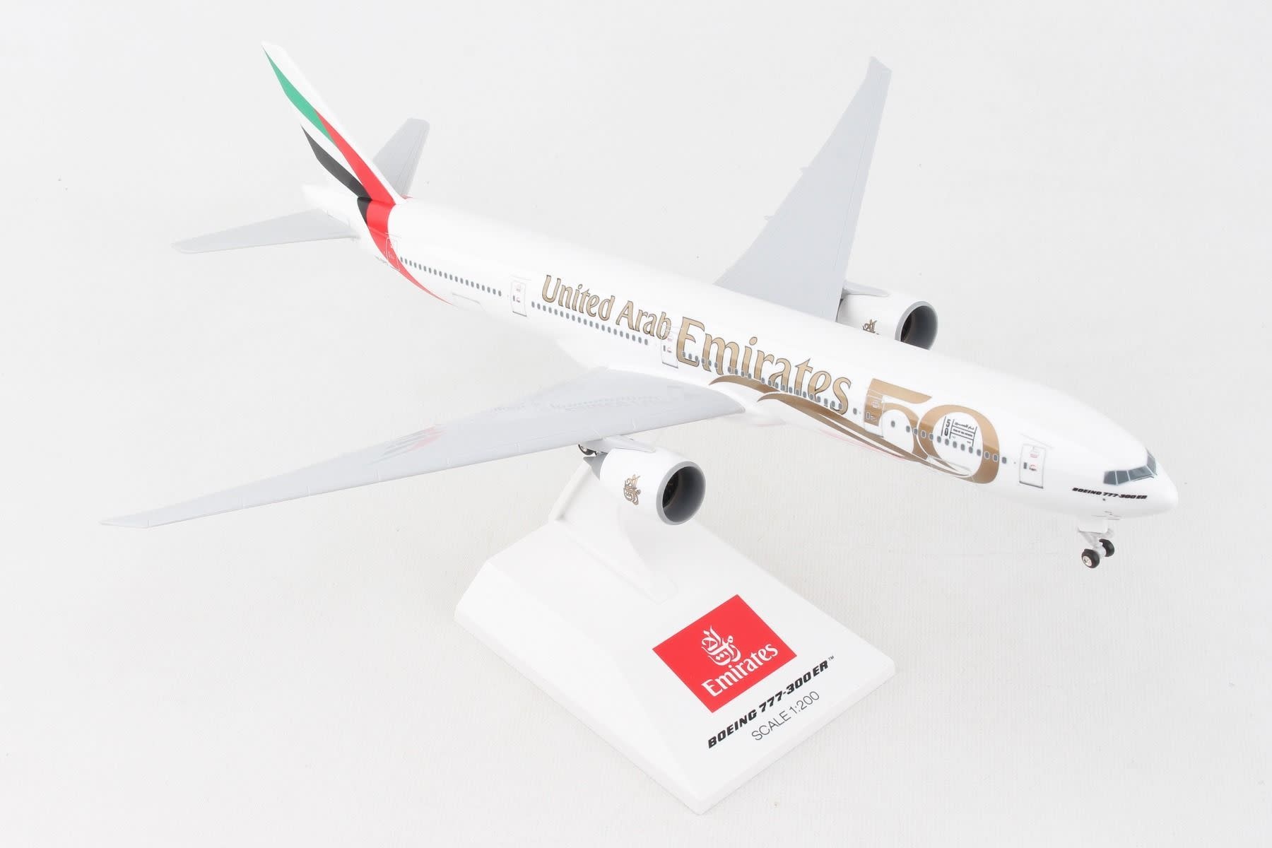 SKR1099 1/200 EMIRATES 777-300ER W/ GEAR 50TH ANNIVERSARY