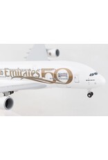 SKYMARKS SKR1034 1/200 EMIRATES A380 W/ GEAR 50TH ANNIVERSARY