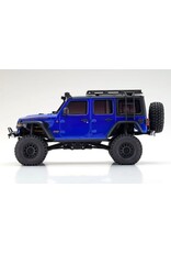 KYOSHO KYO32528MB MINI-Z 4X4 READYSET JEEP WRANGLER UNLIMITED RUBICON: OCEAN BLUE METALLIC