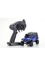 KYOSHO KYO32528MB MINI-Z 4X4 READYSET JEEP WRANGLER UNLIMITED RUBICON: OCEAN BLUE METALLIC