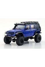 KYOSHO KYO32528MB MINI-Z 4X4 READYSET JEEP WRANGLER UNLIMITED RUBICON: OCEAN BLUE METALLIC