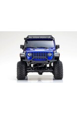 KYOSHO KYO32528MB MINI-Z 4X4 READYSET JEEP WRANGLER UNLIMITED RUBICON: OCEAN BLUE METALLIC