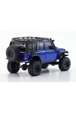 KYOSHO KYO32528MB MINI-Z 4X4 READYSET JEEP WRANGLER UNLIMITED RUBICON: OCEAN BLUE METALLIC