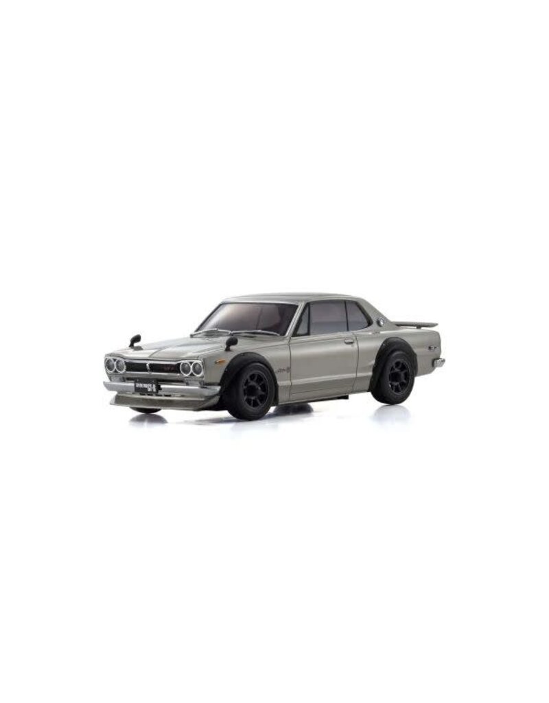 KYOSHO KYO32636S MINI-Z AWD MA-020 READYSET NISSAN SKYLINE 2000GT-R (KPGC10) TUNED VERSION: SILVER