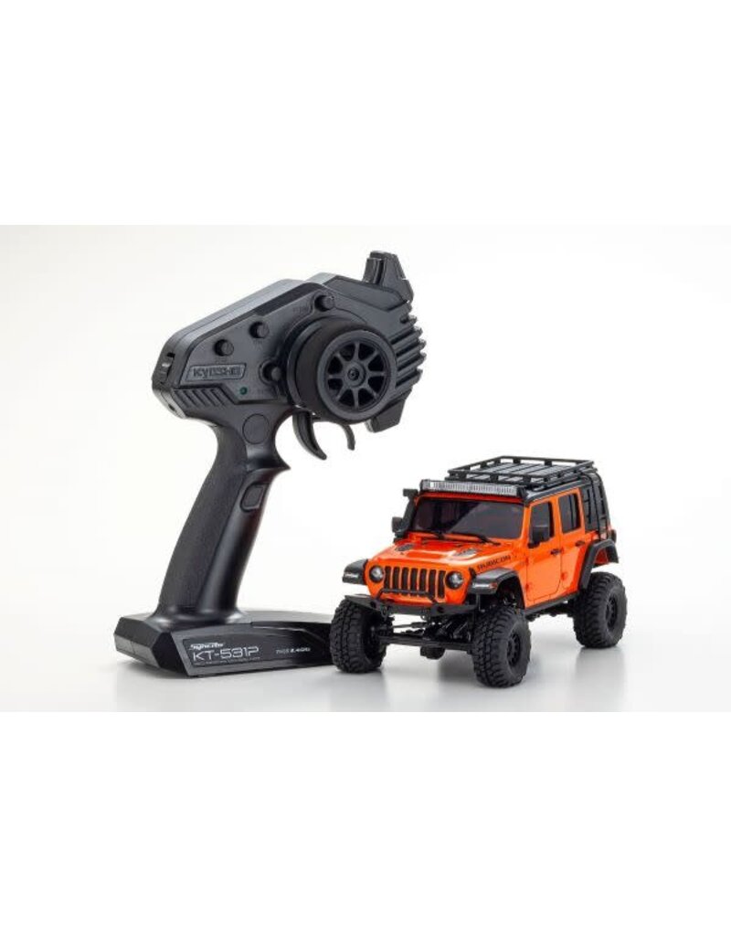 KYOSHO KYO32528MO MINI-Z 4X4 READYSET JEEP WRANGLER UNLIMITED RUBICON: PUNK'N METALLIC