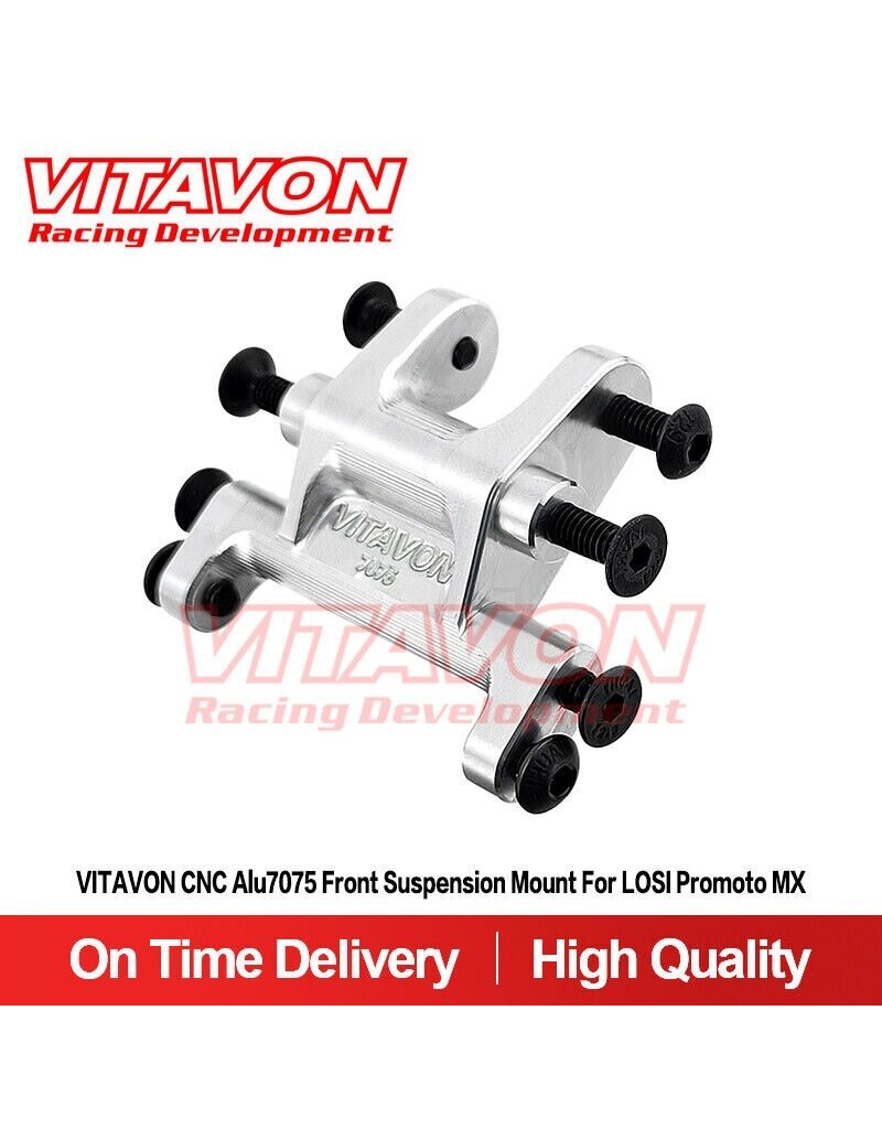 VITAVON VTNPROM058 FRONT SUSPENSION MOUNT FOR PROMOTO MX SILVER