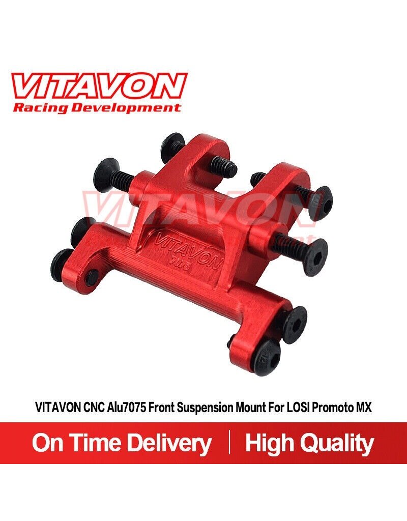 VITAVON VTNPROM063 FRONT SUSPENSION MOUNT FOR PROMOTO MX RED