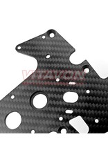 VITAVON VTNPROM057 CARBON FIBER CHASSIS PLATES FOR PROMOTO MX BLACK