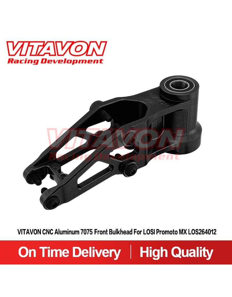 VITAVON VTNPROM056 FRONT BULKHEAD FOR PROMOTO BLACK