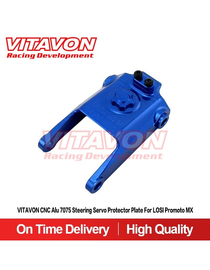 VITAVON VTNPROM062 STEERING SERVO PROTECTOR PLATE FOR PROMOTO BLUE