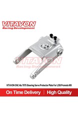 VITAVON VTNPROM050 STEERING SERVO PROTECTOR PLATE FOR PROMOTO SILVER