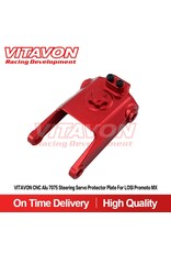 VITAVON VTNPROM051 STEERING SERVO PROTECTOR PLATE FOR PROMOTO RED