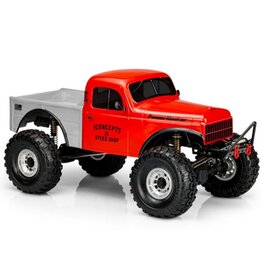 JCONCEPTS JCO0482 POWER MASTER ROCK CRAWLER BODY (CAB ONLY) (CLEAR) (12.3")