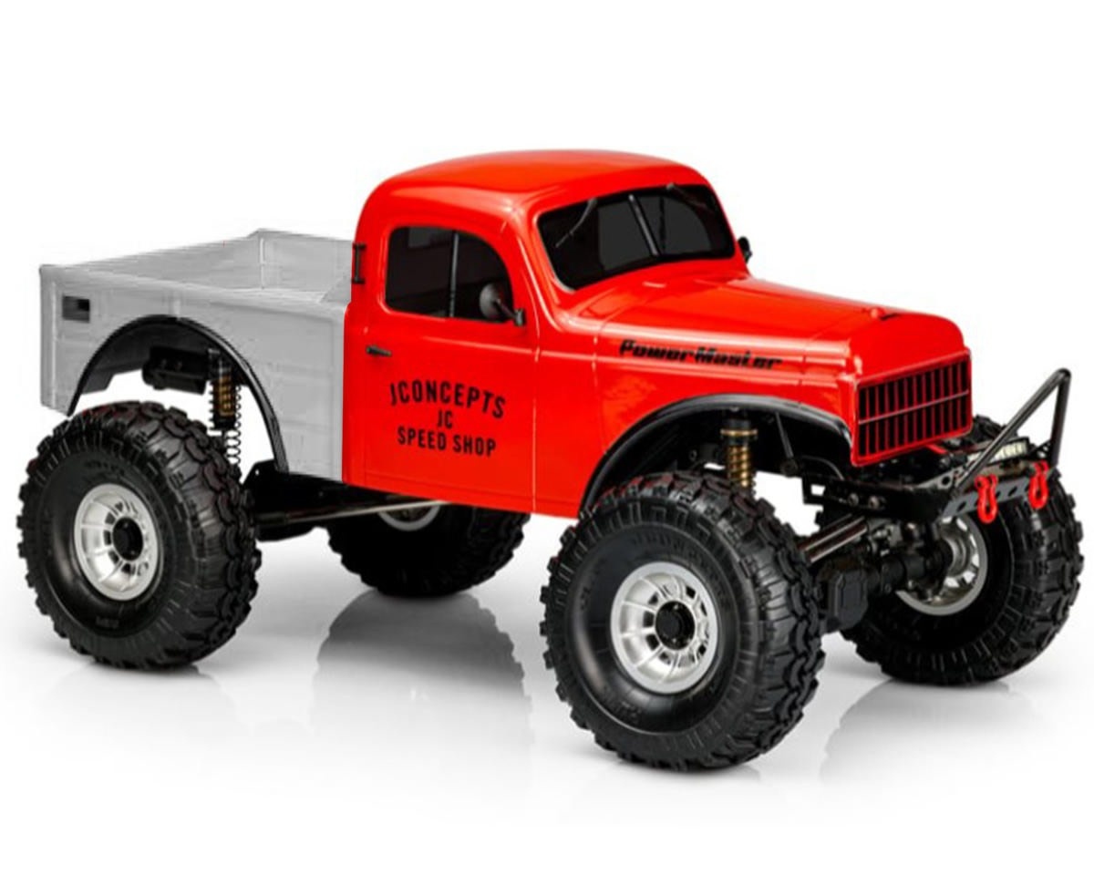 JCO0482 POWER MASTER ROCK CRAWLER BODY (CAB ONLY) (12.3"): CLEAR