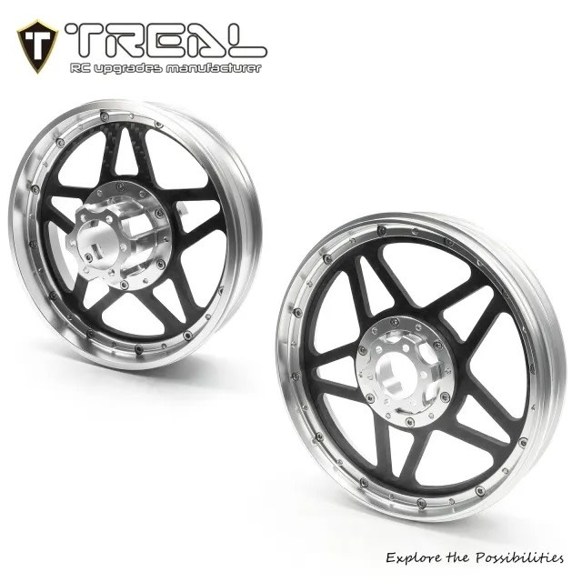 TRLX003XB1EY5 PROMOTO WHEEL SET FRONT AND REAR ALUMINUM AND CARBON FIBER SILVER