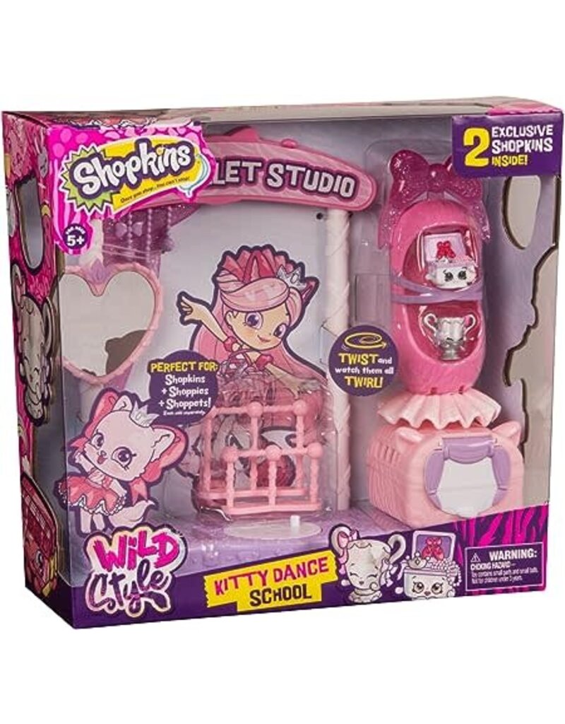 SHOPKINS 56704 SHOPKINS WILD STYLE:  KITTY DANCE SCHOOL