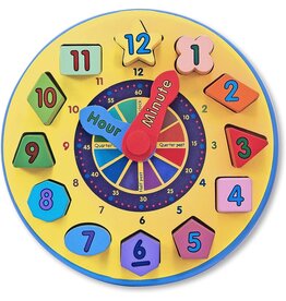 MELISSA & DOUG MD159 SHPAE SORTING CLOCK