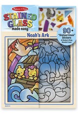 MELISSA & DOUG MD8581 PEEL AND PRESS STAINED GLASS STICKER SET: NOAH'S ARK