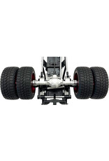 RACERS EDGE RCE1970S SILVER ALUMINUM AXLE HOUSING SET (FRONT & REAR) FOR CEN FORD F-450 TRUCKS