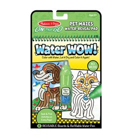 MELISSA & DOUG MD9484 WATER WOW! PET MAZES - ON THE GO TRAVEL ACTIVITY