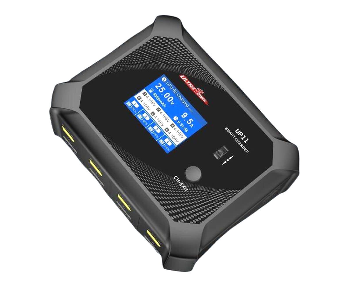 UPTUP11 UP11 AC 240W / DC 600W 4-PORT MULTI-CHEMISTRY AC/DC CHARGER