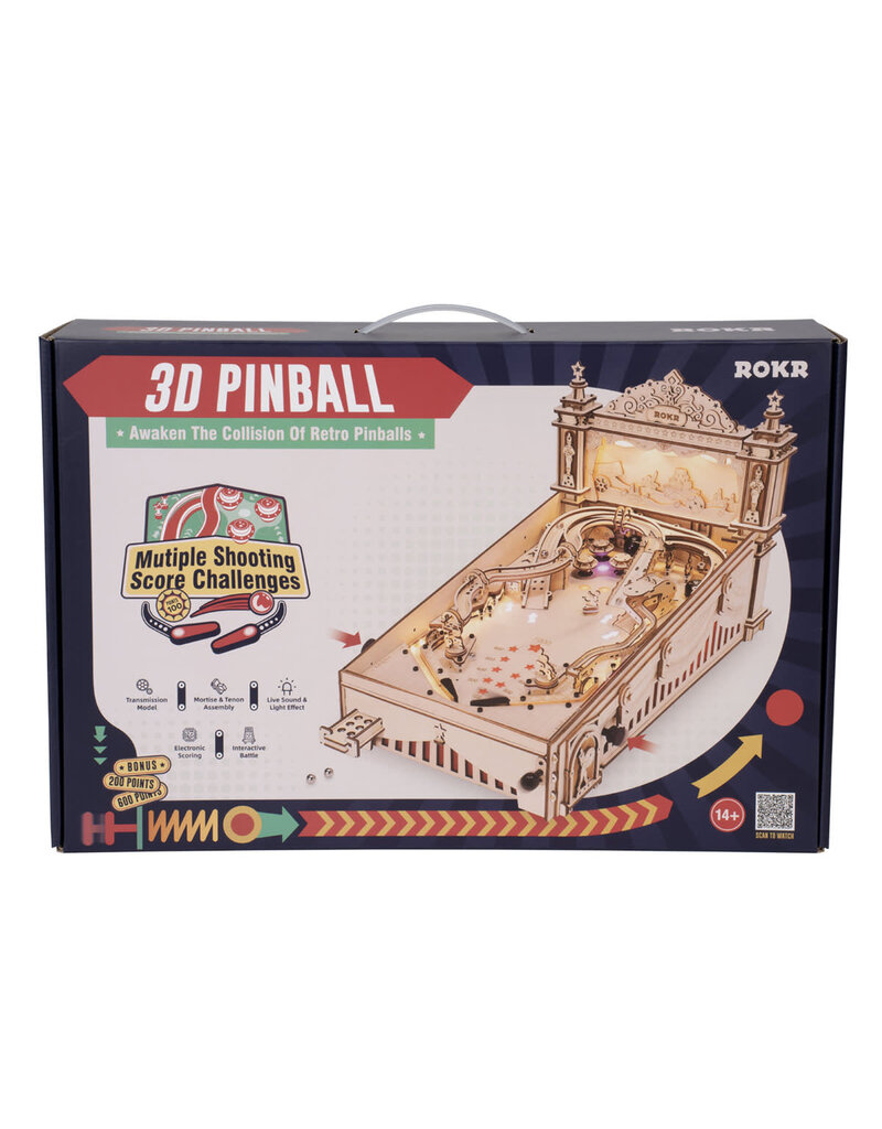 ROBOTIME ROEEG01 3D CIRCUS PINBALL MACHINE