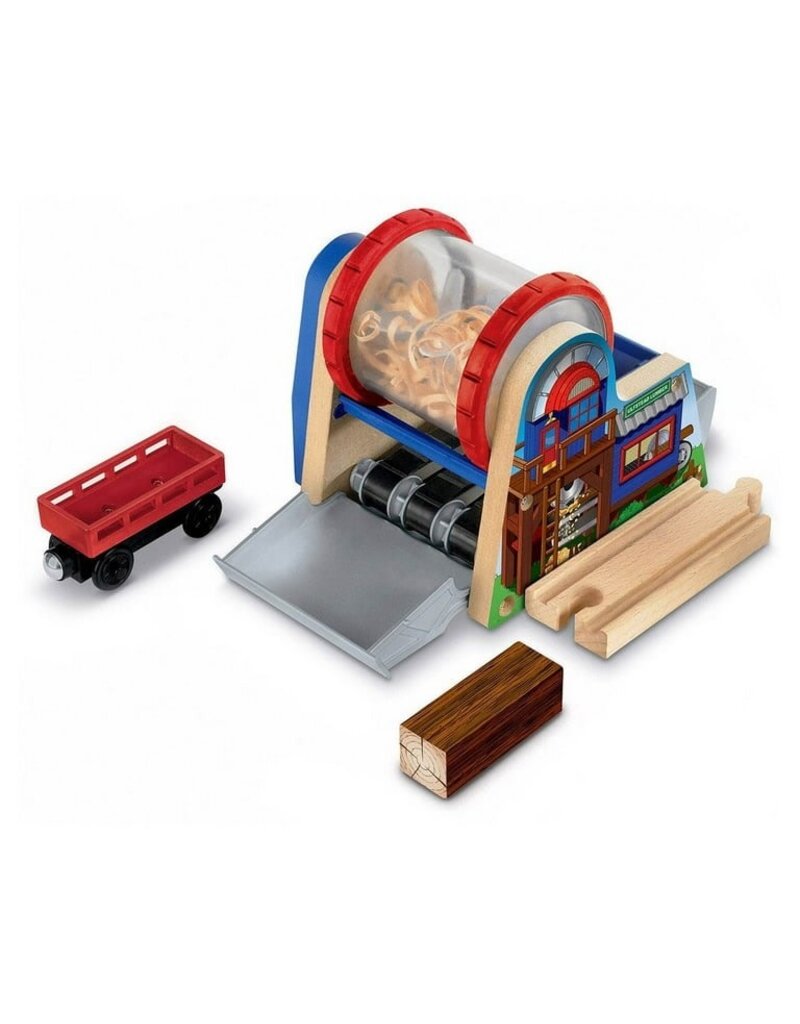 THOMAS & FRIENDS FP Y4094 THOMAS AND FRIENDS WOODEN RAILWAY, WOOD CHIPPER