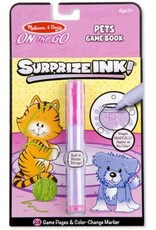 MELISSA & DOUG MD5285 ON-THE-GO SURPRIZE INK: PETS GAME BOOK