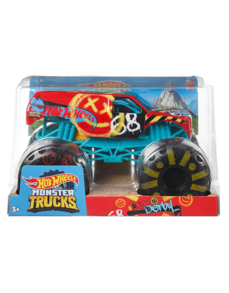 HOT WHEELS MTL FYJ83/GWL09 HOT WHEELS 1/24 MONSTER TRUCK: DEMO DERBY