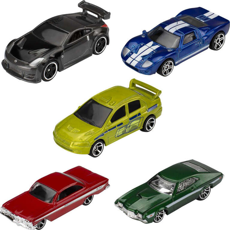 MTL GWW93 HOT WHEELS FAST & FURIOUS 5-PACK SET - My Tobbies - Toys