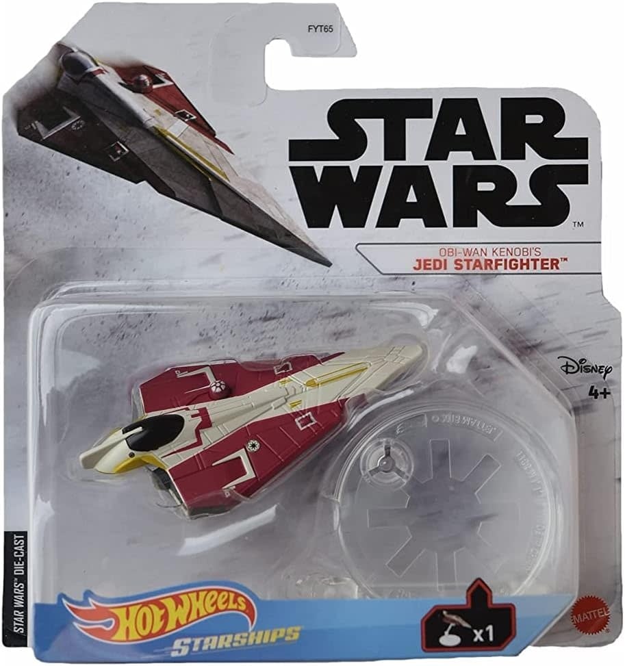 MTL FYT65/GWV28 HOT WHEELS STAR WARS STARSHIPS: OBI-WAN KENOBI'S JEDI STARFIGHTER