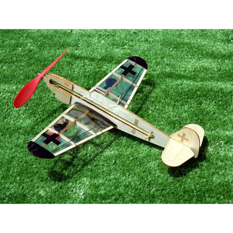 German Fighter - Balsa Motorplane Mini Model