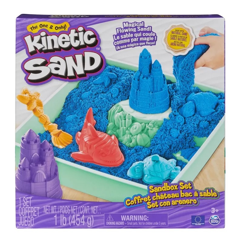 SPNM6067800/20143454 KINETIC SAND SANDBOX SET: BLUE