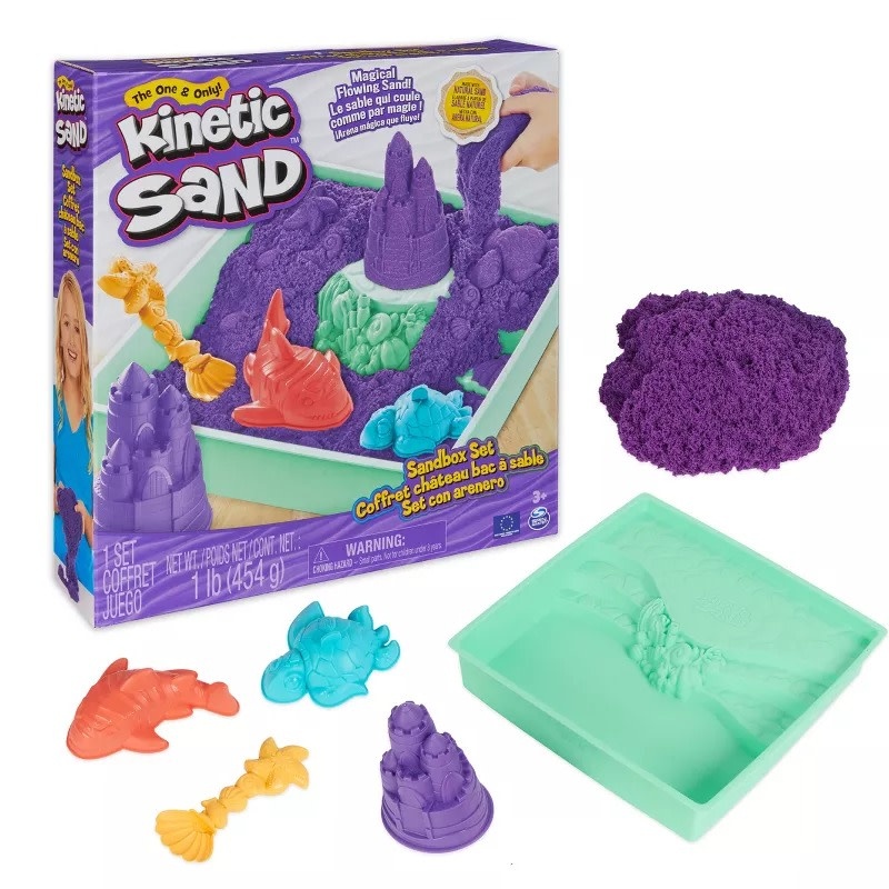 Purple Kinetic Sand Boxed Playset