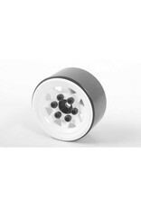 RC4WD RC4Z-W0111 STAMPED STEEL 1.0'' STOCK BEADLOCK WHEELS (WHITE)