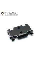 TREAL TRLX003SDFSXL ALUMINUM CENTER SKID PLATE FOR AX24 BLACK