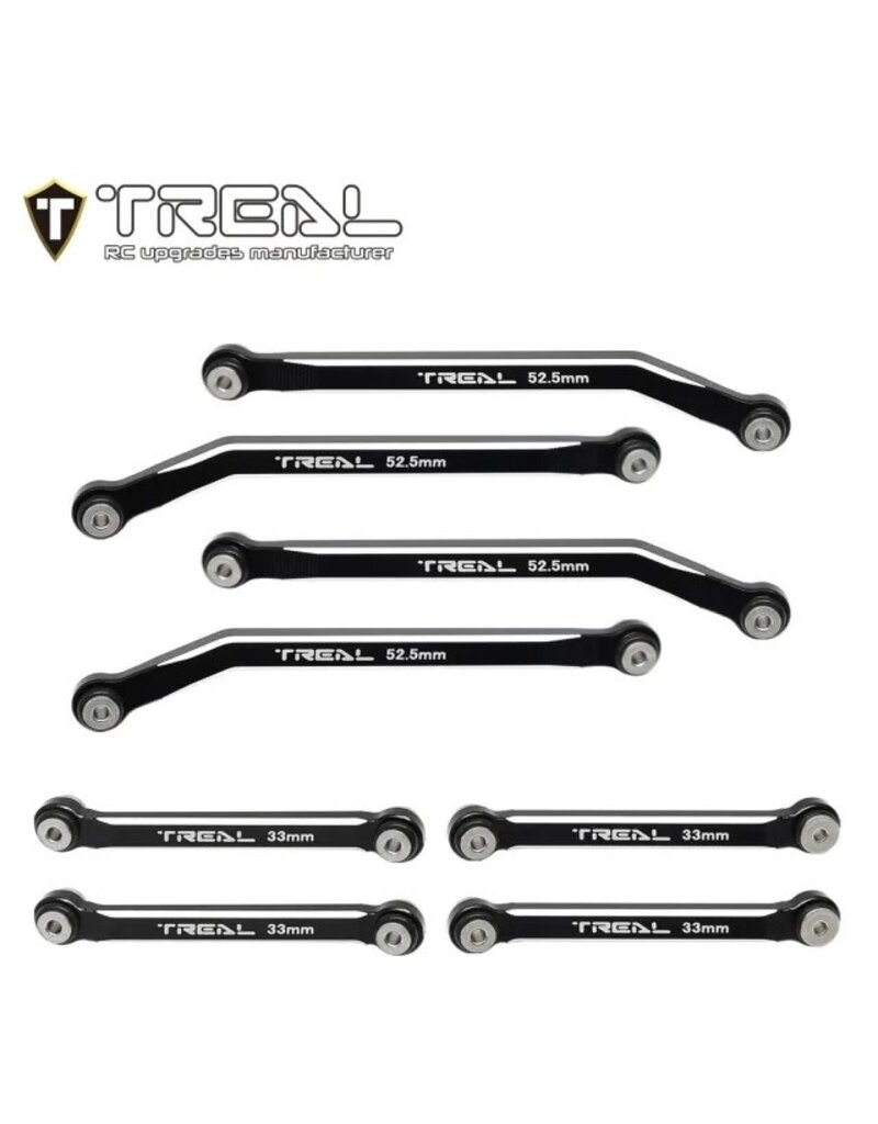 TREAL TRLX003SWVJ4T AX24 HIGH CLEARENCE LINKS BLACK