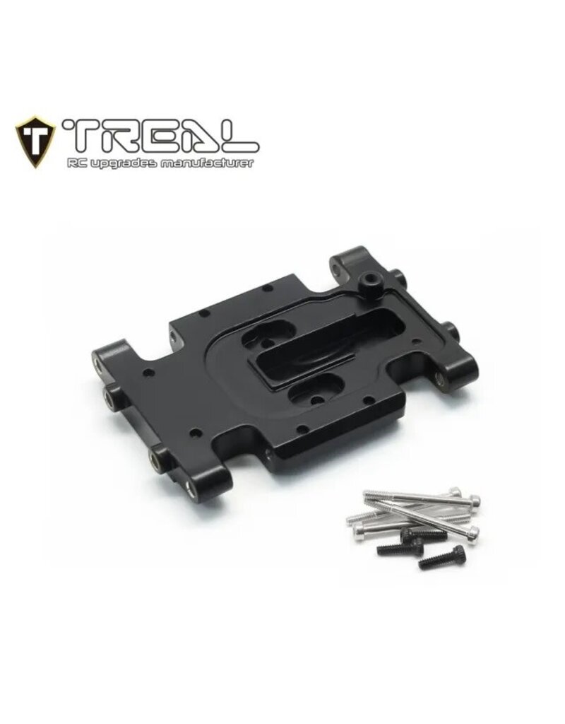 TREAL TRLX003SDM12R BRASS CENTER SKID PLATE FOR AX24 BLACK