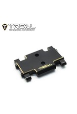 TREAL TRLX003SDM12R BRASS CENTER SKID PLATE FOR AX24 BLACK