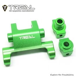 TREAL TRLX003YLX9NX ALUMINUM FRONT SUSPENSION MOUNT FOR PROMOTO GREEN