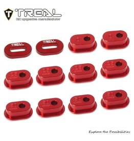 TREAL TRLX003YGUV9N ALUMIUM CHAIN TENSION ADJUSTER FOR PROMOTO RED