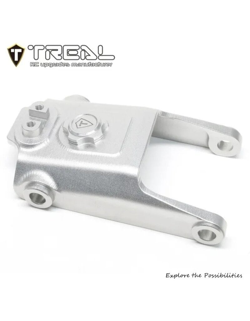 TREAL TRLX003YKPF2R ALUMINUM STEERING SERVO PROTECTOR FOR PROMOTO SILVER